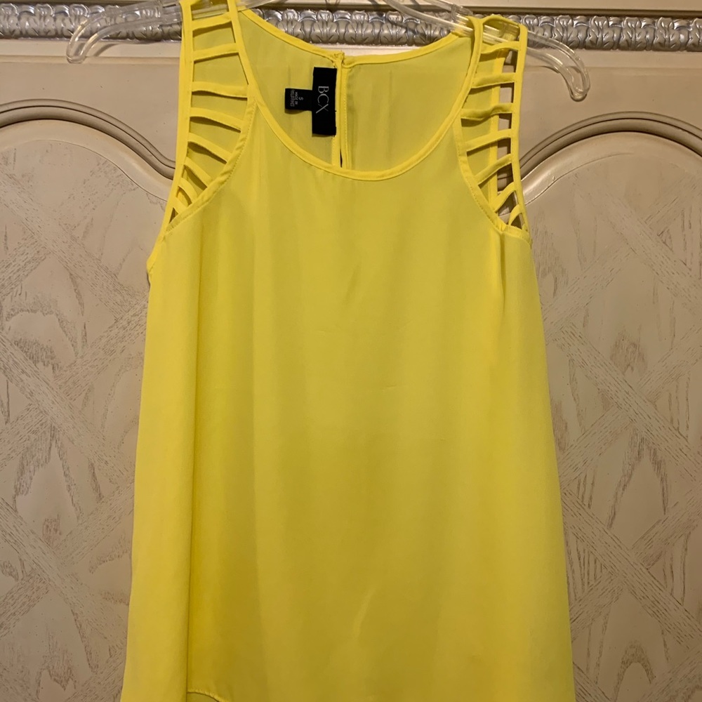 Sheer Yellow Tank